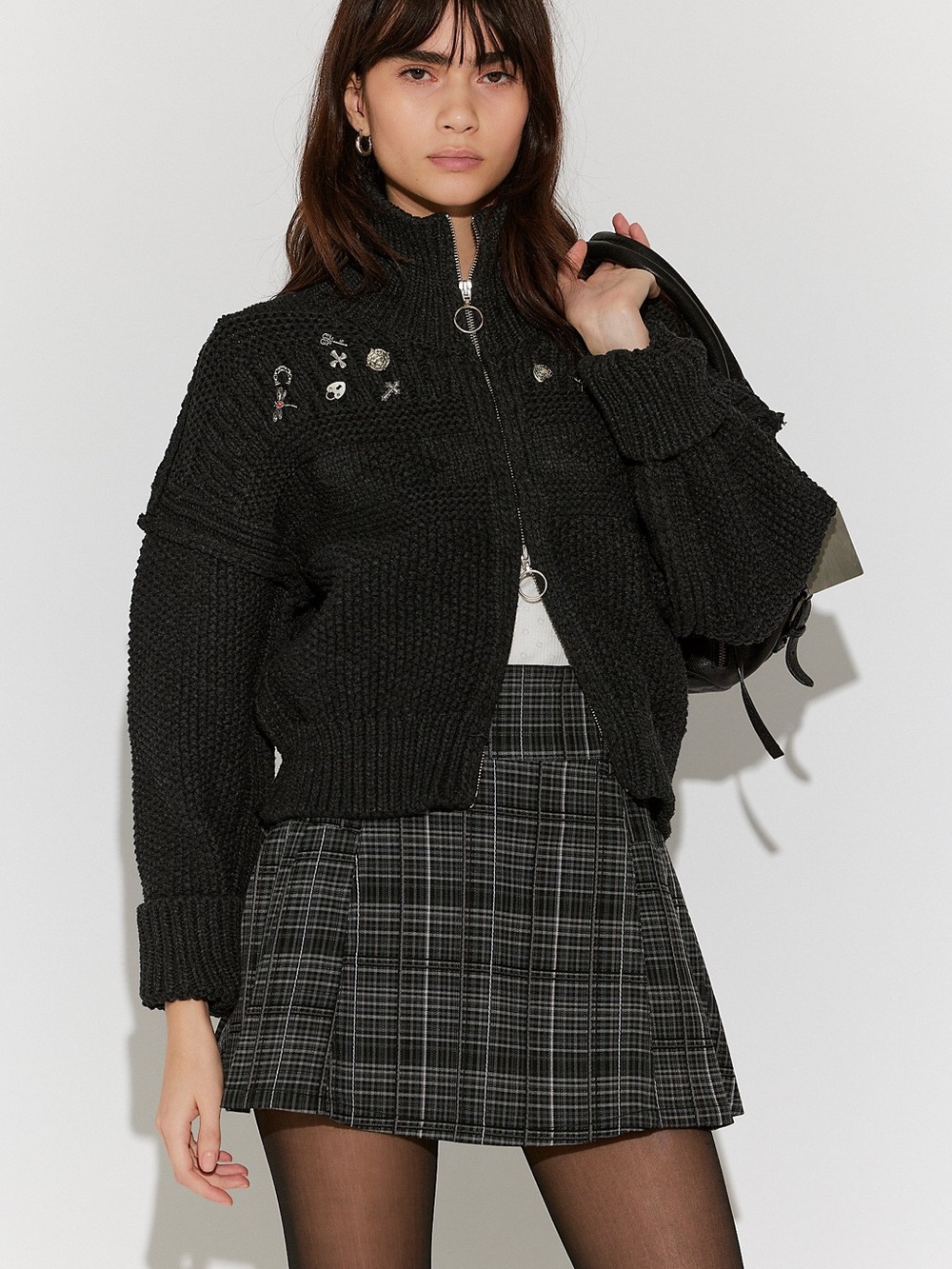 NEW Free People Midtown Cavalry Skirt